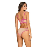 Obsessive - Nudelia 2 pcs Lingerie Set S/M (Pink) OB1137 CherryAffairs