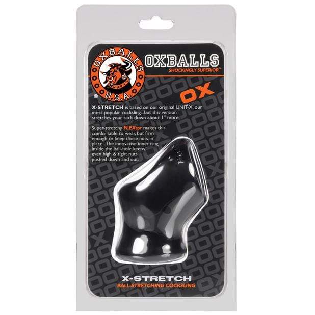 Oxballs - Unit X Stretch Cock Sling Cock Sleeve (Black) OX1036 CherryAffairs