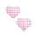 Pastease - Premium Gingham Heart Pasties Nipple Covers O/S (Pink)    Nipple Covers