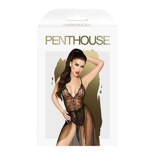 Penthouse - Best Foreplay Body with Skirt Costume M/L (Black) PH1246 CherryAffairs