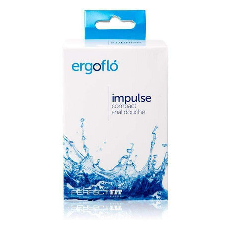 Perfect Fit - Ergoflo Impulse Anal Douche (Black)    Anal Douche (Non Vibration)