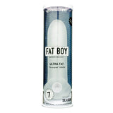 Perfect Fit - Fat Boy Original Sheath Ultra Fat Silaskin Penis Sleeve 7" (White)    Cock Sleeves (Non Vibration)