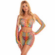Pink Lipstick - Pot Of Gold 2Pc Skirt Costume Set O/S (Multicolor) PLS1329 CherryAffairs
