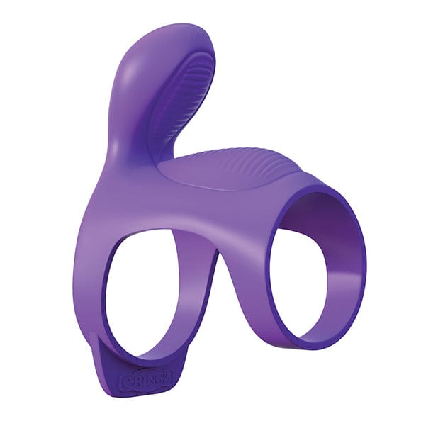 Pipedream - Fantasy C Ringz Ultimate Silicone Couples Vibrating Cock Cage (Purple) PD2041 CherryAffairs