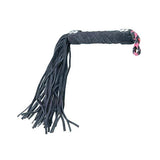 Plesur - Leather Flogger 15" (Black) OT1112 CherryAffairs