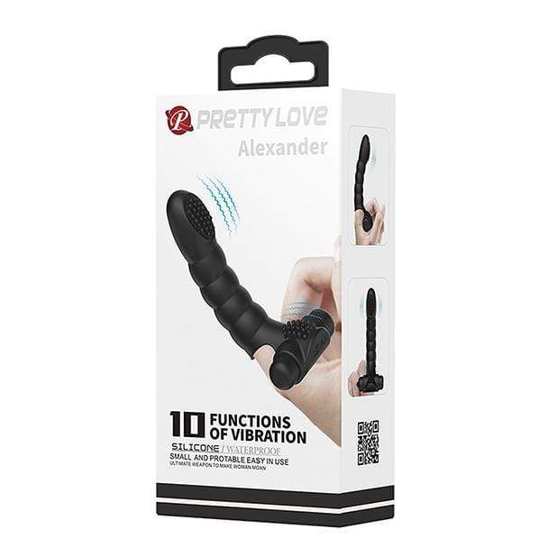 Pretty Love - Alexander Finger Vibrator (Black) PL1111 CherryAffairs