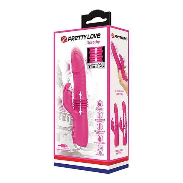 Pretty Love - Dorothy Thrusting Rabbit Vibrator (Pink) PL1114 CherryAffairs