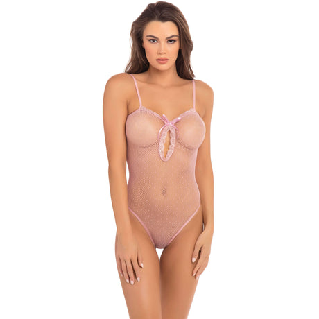 Rene Rofe - Undone See Through Bodysuit Costume OS (Pink) RR1392 CherryAffairs