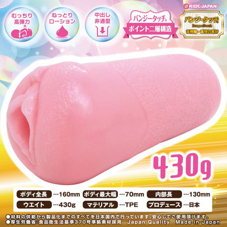 Ride Japan - Gekihen Slow Revolution Onahole (Pink) RJ1059 CherryAffairs