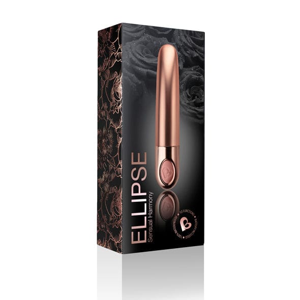 Rocksoff - Ellipse Sensual Harmony Bullet Vibrator (Metallic Dusk Pink) RO1072 CherryAffairs