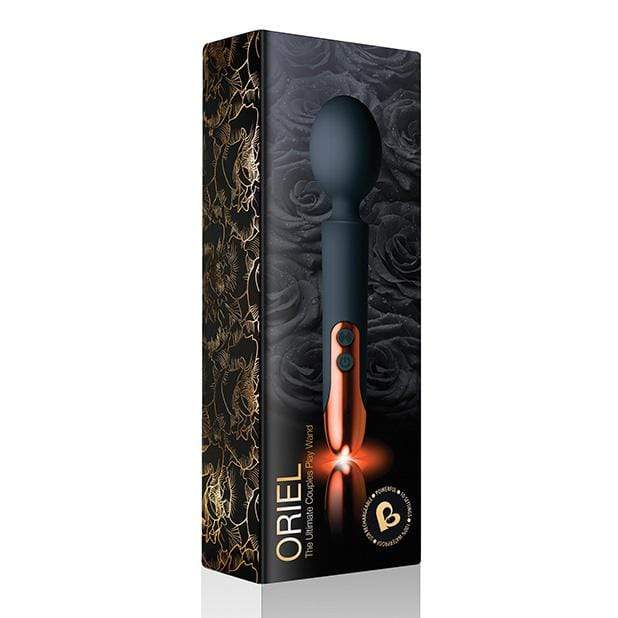 RocksOff - Oriel Rechargeable Wand Massager (Black) RO1057 CherryAffairs