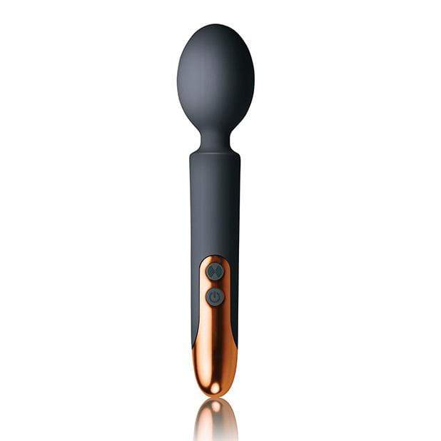 RocksOff - Oriel Rechargeable Wand Massager (Black) RO1057 CherryAffairs