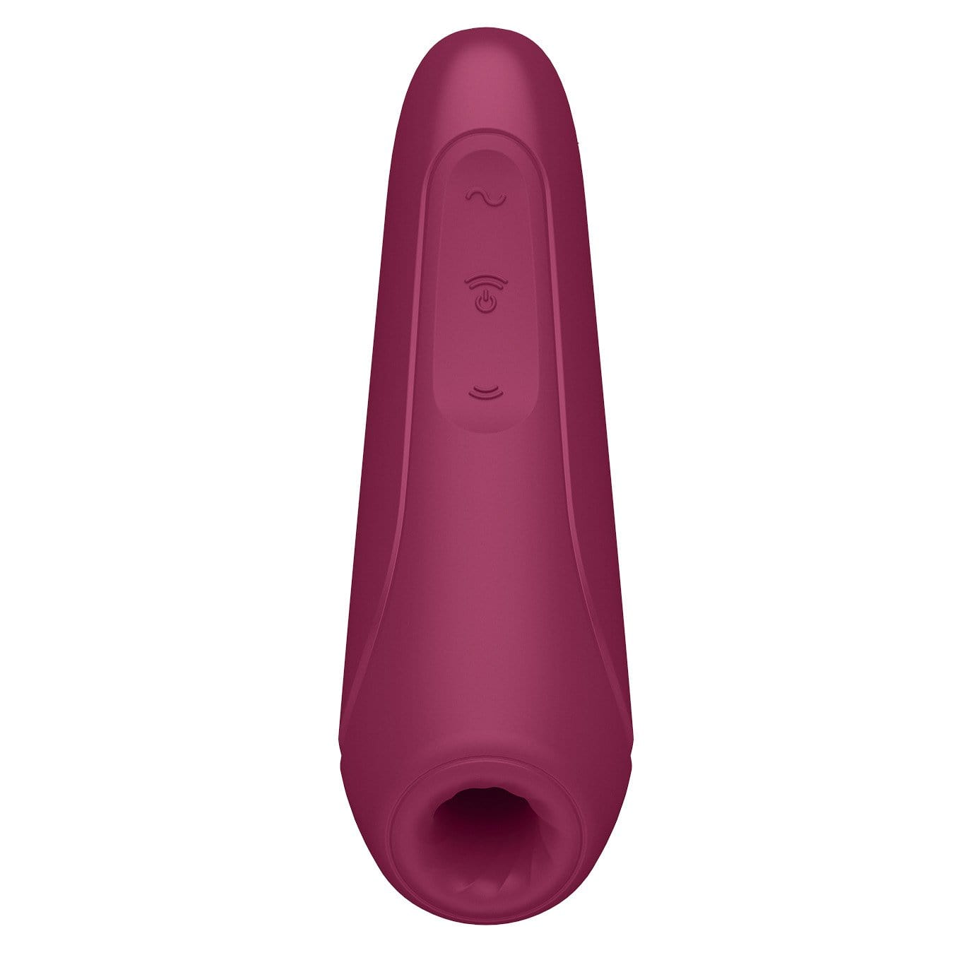 Satisfyer - Curvy 1+ App-Controlled Clitoral Air Stimulator Vibrator (Rose Red) STF1126 CherryAffairs