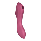 Satisfyer - Curvy Trinity 3 Insertable G-Spot Clitoral Air Stimulator Vibrator (Pink)    G Spot Dildo (Vibration) Rechargeable