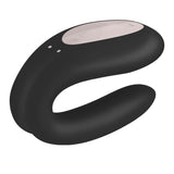 Satisfyer - Double Joy App-Controlled Partner Vibrator (Black) STF1124 CherryAffairs