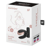 Satisfyer - Double Love App-Controlled Couple's Vibrator with Remote Control (Black) STF1161 CherryAffairs