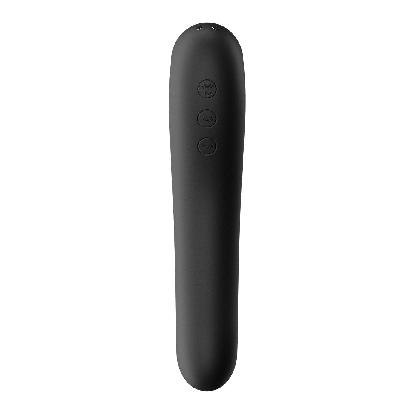 Satisfyer - Dual Kiss Insertable Air Pulse Vibrator Clitoral Air Stimulator (Black)    Clit Massager (Vibration) Rechargeable