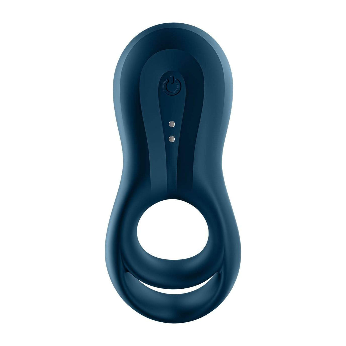 Satisfyer - Epic Duo Bluetooth App-Controlled Silicone Vibrating Cock Ring (Navy) STF1204 CherryAffairs