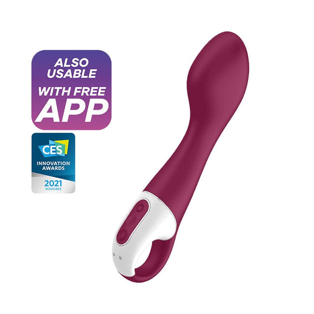 Satisfyer - Hot Spot Heated G Spot Vibrator (Pink) STF1266 CherryAffairs