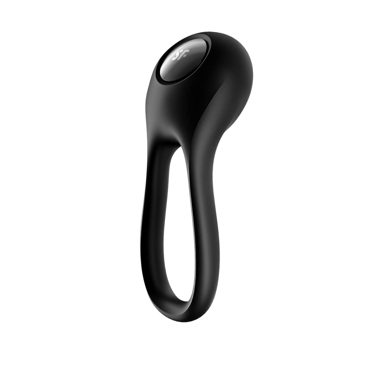 Satisfyer - Majestic Duo Silicone Vibrating Cock Ring (Black) STF1209 CherryAffairs