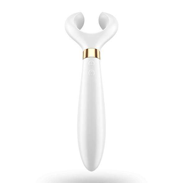 Satisfyer - Partner Multifun 3 Couples Endless Fun Massager (White) STF1080 CherryAffairs