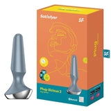 Satisfyer - Plugilicious 2 App-Controlled Anal Plug (Ice) STF1174 CherryAffairs