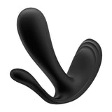 Satisfyer - Top Secret+ App-Controlled Wearable Dual Vibrator (Black) STF1212 CherryAffairs