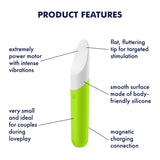Satisfyer - Ultra Power Bullet 7 Vibrator (Green) STF1192 CherryAffairs