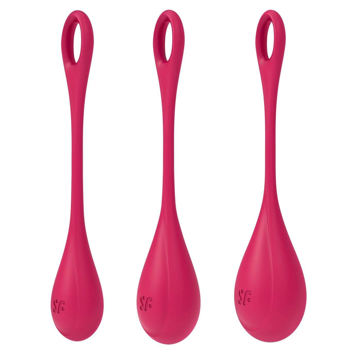 Satisfyer - Yoni Power 1 Silicone Kegel Balls Training Set (Red) STF1197 CherryAffairs