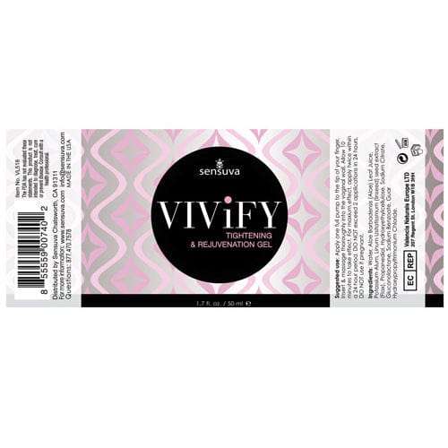 Sensuva - Vivify Tightening and Rejuvenation Arousal Gel 1.7 oz SV1033 CherryAffairs