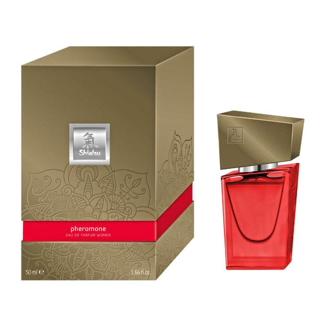 Shiatsu - Pheromone Eau de Parfum Perfume Spray Women 50ml (Red)    Pheromones