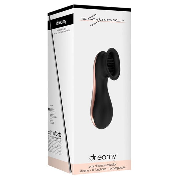 Shots - Elegance Dreamy Oral Clitoral Stimulator Massager (Black) ST1032 CherryAffairs