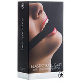 Shots - Ouch Elastic Ball Gag (Black) ST1030 CherryAffairs