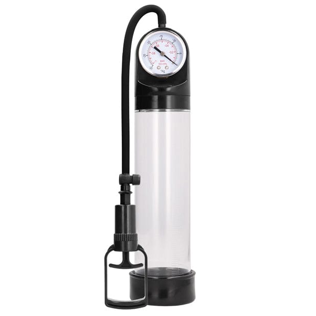 Shots - Pumped Comfort Transparent Penis Pump with Advanced PSI Gauge (Clear) ST1063 CherryAffairs