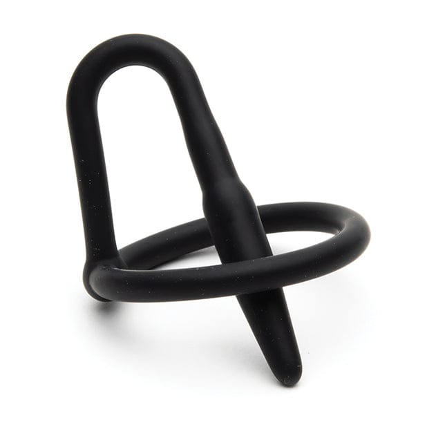 Sport F*cker - Cock Plug Urethral Sound Cock Ring (Black) SPF1004 CherryAffairs