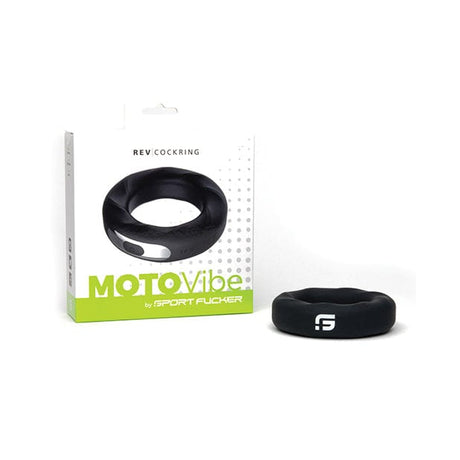 Sport F*cker - Motovibe Rev Silicone Vibrating Cock Ring 48 mm (Black) SPF1007 CherryAffairs