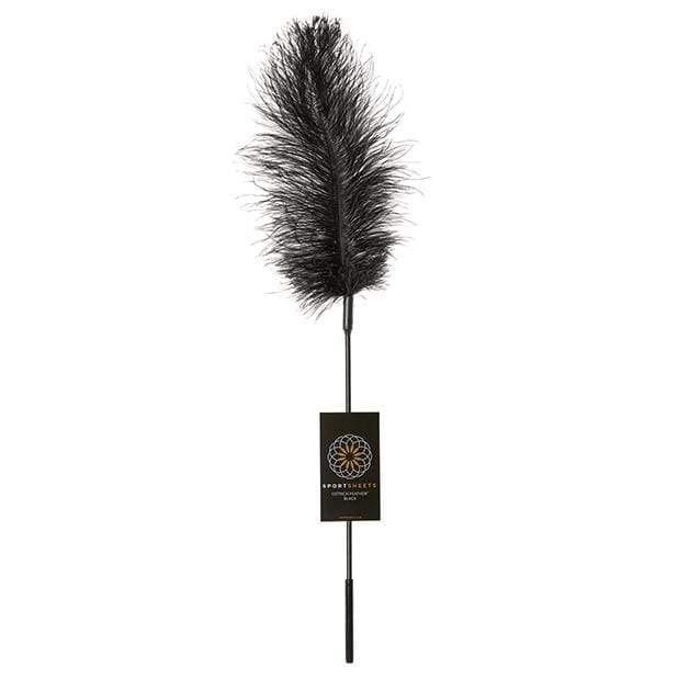 Sportsheets - Body Tickler Ostrich Feather (Black) SS1054 CherryAffairs