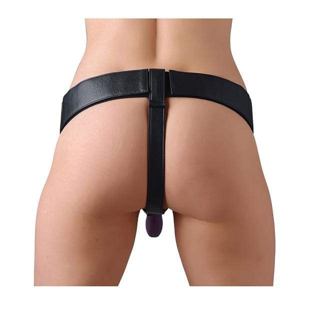 Strap U - Domina Adjustable Wide Band Strap On Harness (Black)    Strap On w/o Dildo