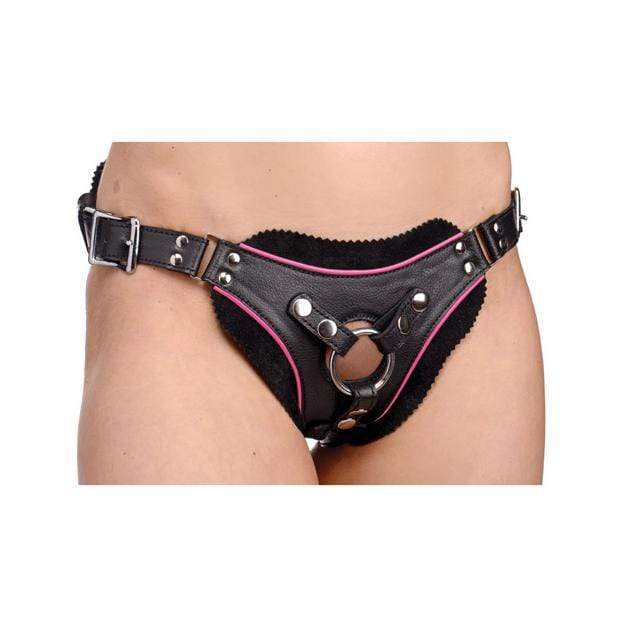 Strap U - Flamingo Low Rise Strap On Harness (Black)    Strap On w/o Dildo