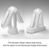 Tenga - Flip Zero 0 Electronic Vibration Masturbator (White) TE1099 CherryAffairs