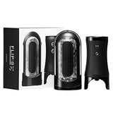 Tenga - Flip Zero 0 Electronic Vibrotation Male Masturbator (Black)    Masturbator Soft Stroker (Vibration) Rechargeable