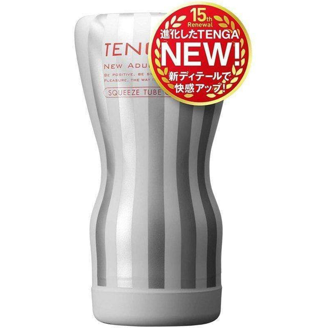 Tenga - New Squeeze Tube Cup Masturbator Soft (White) TE1160 CherryAffairs