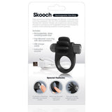 The Screaming O - Charged Skooch Rechargeable Silicone Cock Ring (Black) TSO1050 CherryAffairs