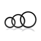 The Screaming O - RingO Pro 3 Soft Stretchy Cock Rings (Black) TSO1055 CherryAffairs