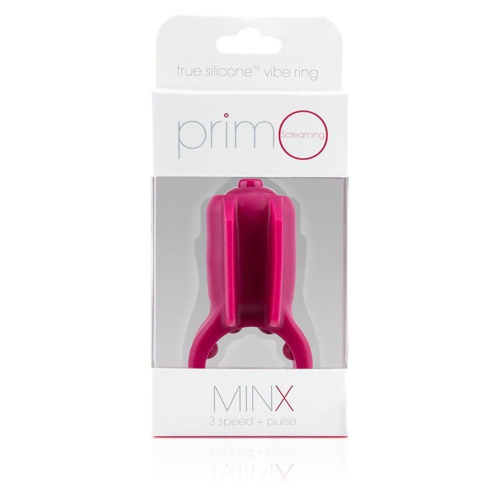 TheScreamingO - Primo Minx True Silicone Vibrating Cock Ring (Pink) TSO1103 CherryAffairs