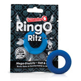 TheScreamingO - RingO Ritz Soft Silicone Cock Ring (Blue) TSO1075 CherryAffairs