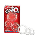 TheScreamingO - RingO Super Stretchy Cock Ring x3 (Clear) TSO1081 CherryAffairs