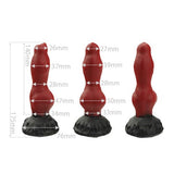 Tomax - Garm Regular Silicone Dildo (Wine Red)    Non Realistic Dildo w/o suction cup (Non Vibration)