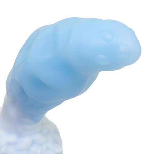 Tomax - Ice Dragon Regular Silicone Dildo (Ice Blue) TM1058 CherryAffairs