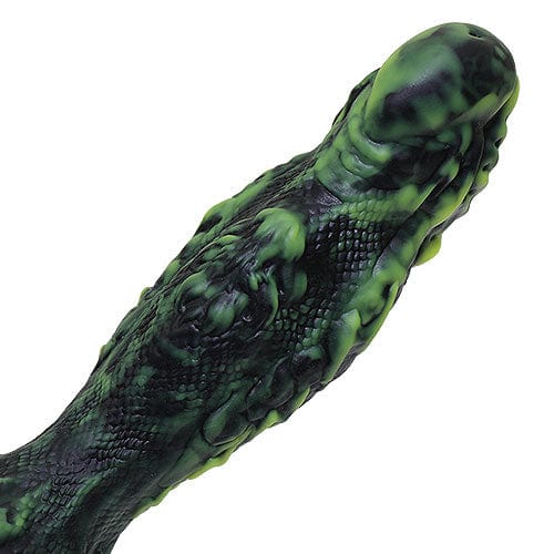 Tomax - Thunder Dragon Volt Regular Silicone Dildo (Yellow)    Non Realistic Dildo w/o suction cup (Non Vibration)